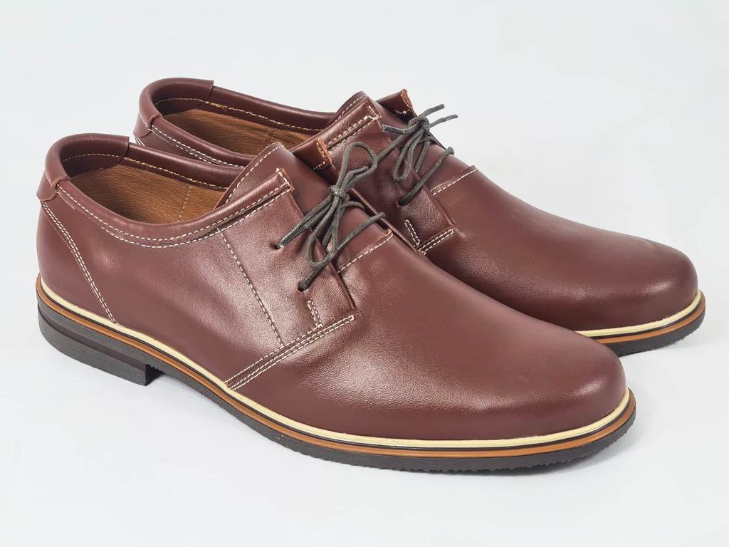 Pantofi barbati piele maro Antonio2