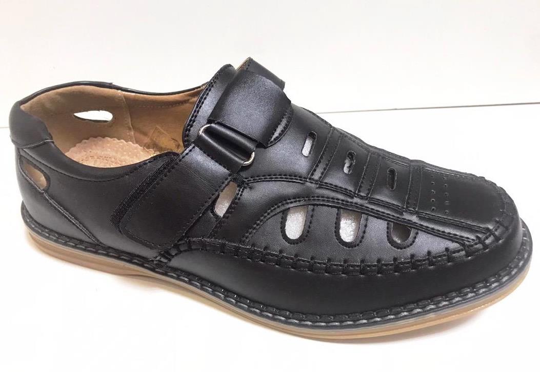 Sandale barbati negre Paul
