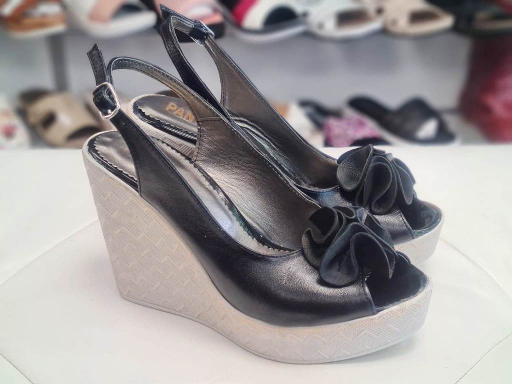 Sandale dama piele negre Ana2