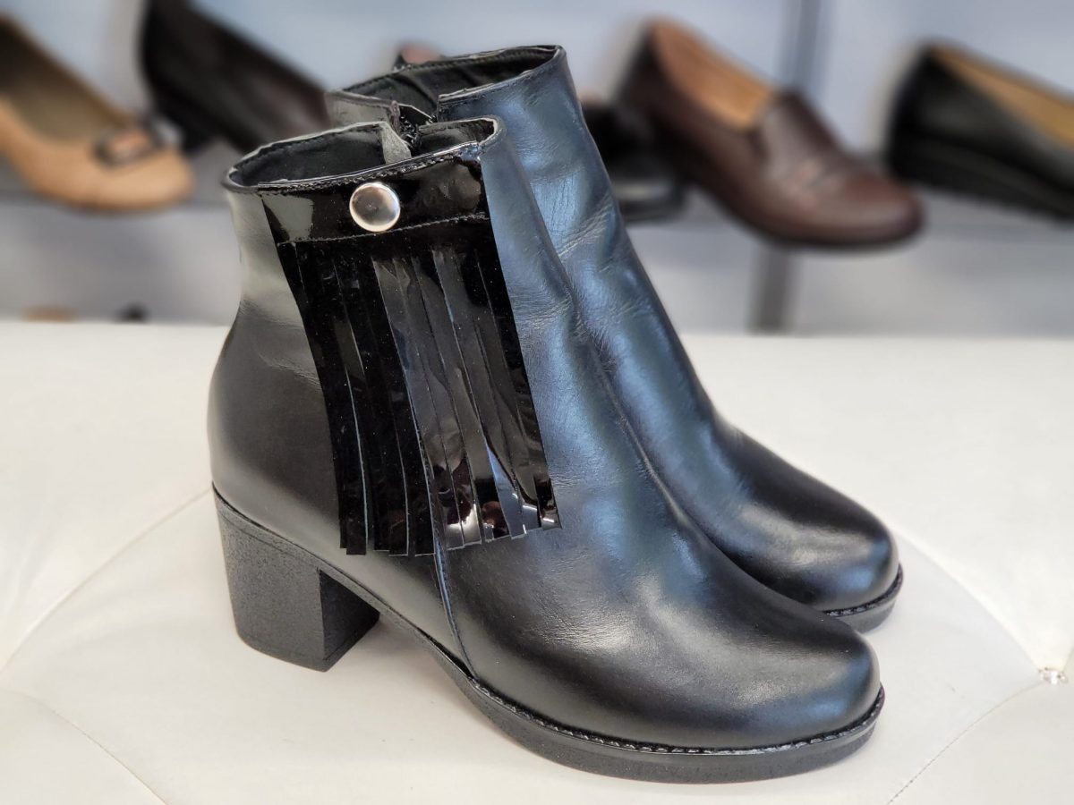Ghete dama piele negre Erica