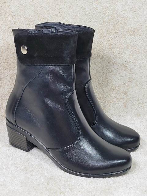 Ghete dama piele negre Sime2