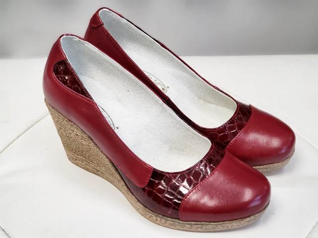 Pantofi dama piele visinii Olivia