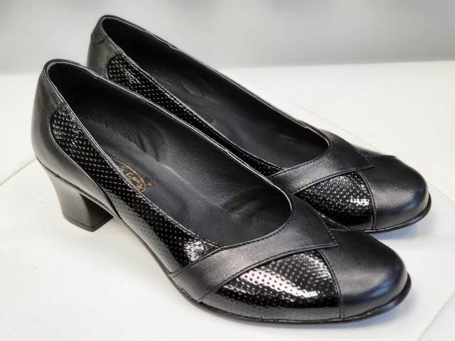 Pantofi dama piele negri Iris