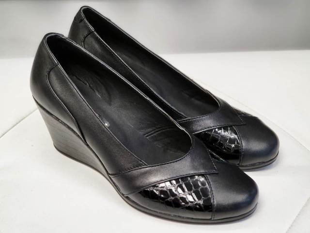Pantofi dama piele negri Ema
