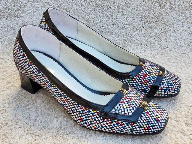 Pantofi dama piele alb cu negru Ana