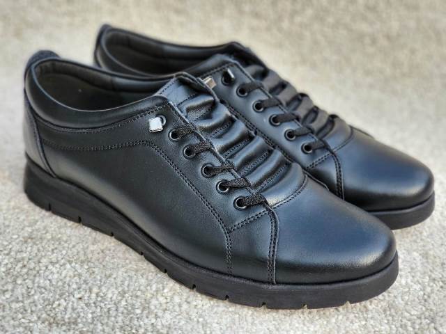 Pantofi barbati piele negri Paul