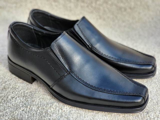 Pantofi barbati piele negri Roman