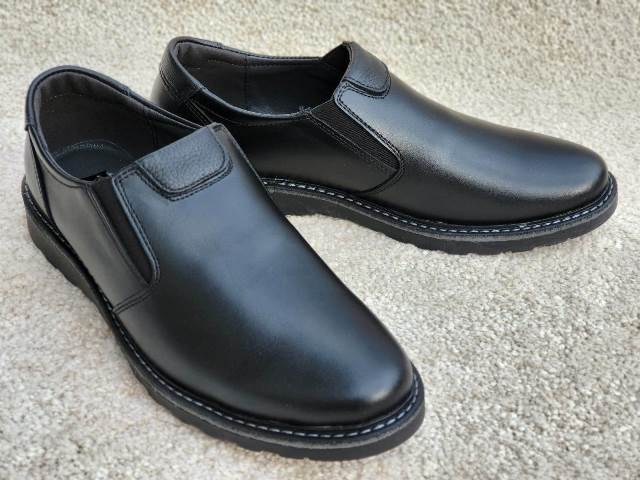 Pantofi barbati piele negri Cosma