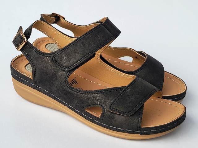 Sandale dama negre Gloria
