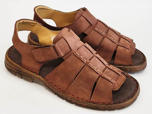 Sandale barbati piele maro Tudor