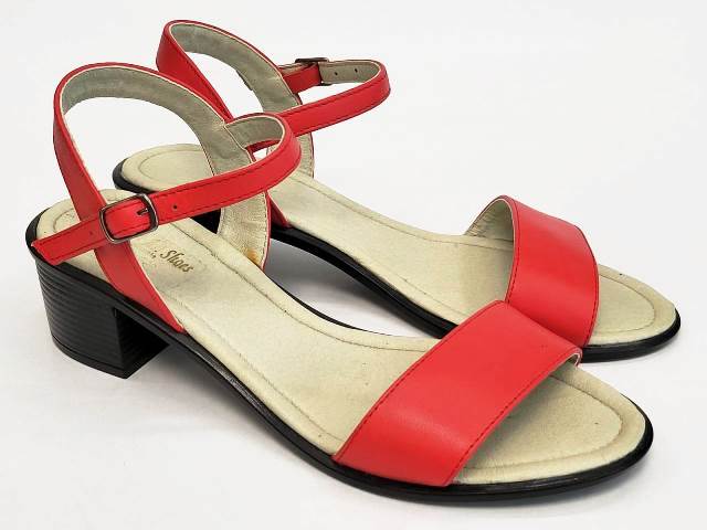 Sandale dama piele rosii Sabina