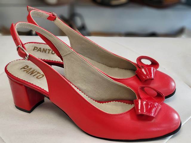 Sandale dama rosii piele Sonya
