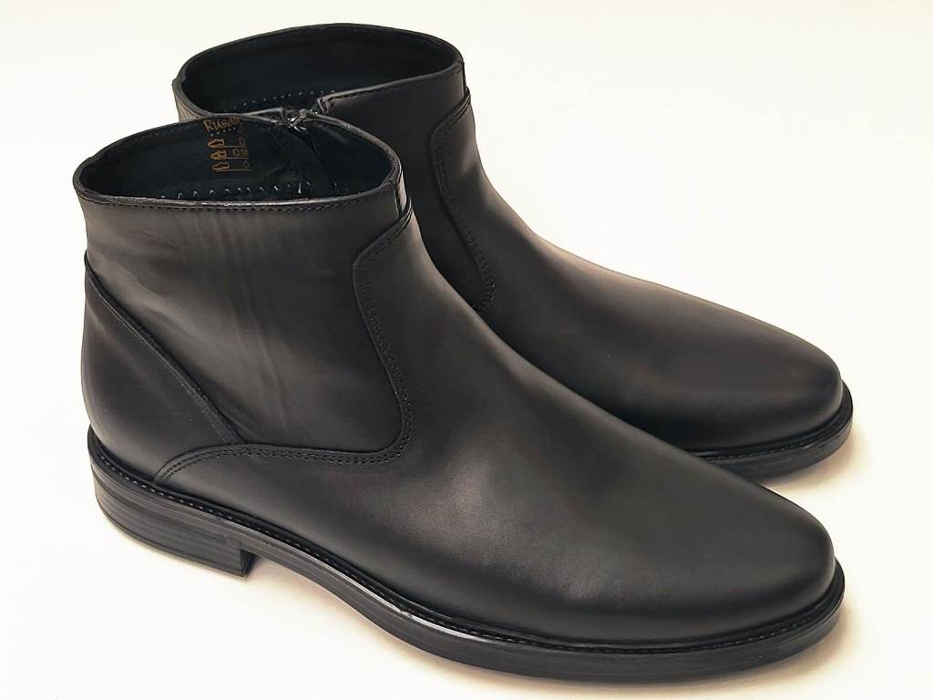 Ghete barbati piele negre Doru