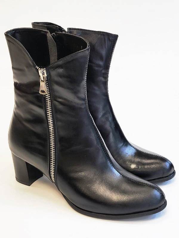 Ghete dama piele negre Ana