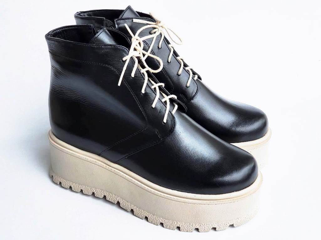 Ghete dama piele negre Aurora3