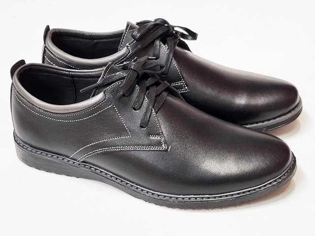 Pantofi barbati piele negri Gabi