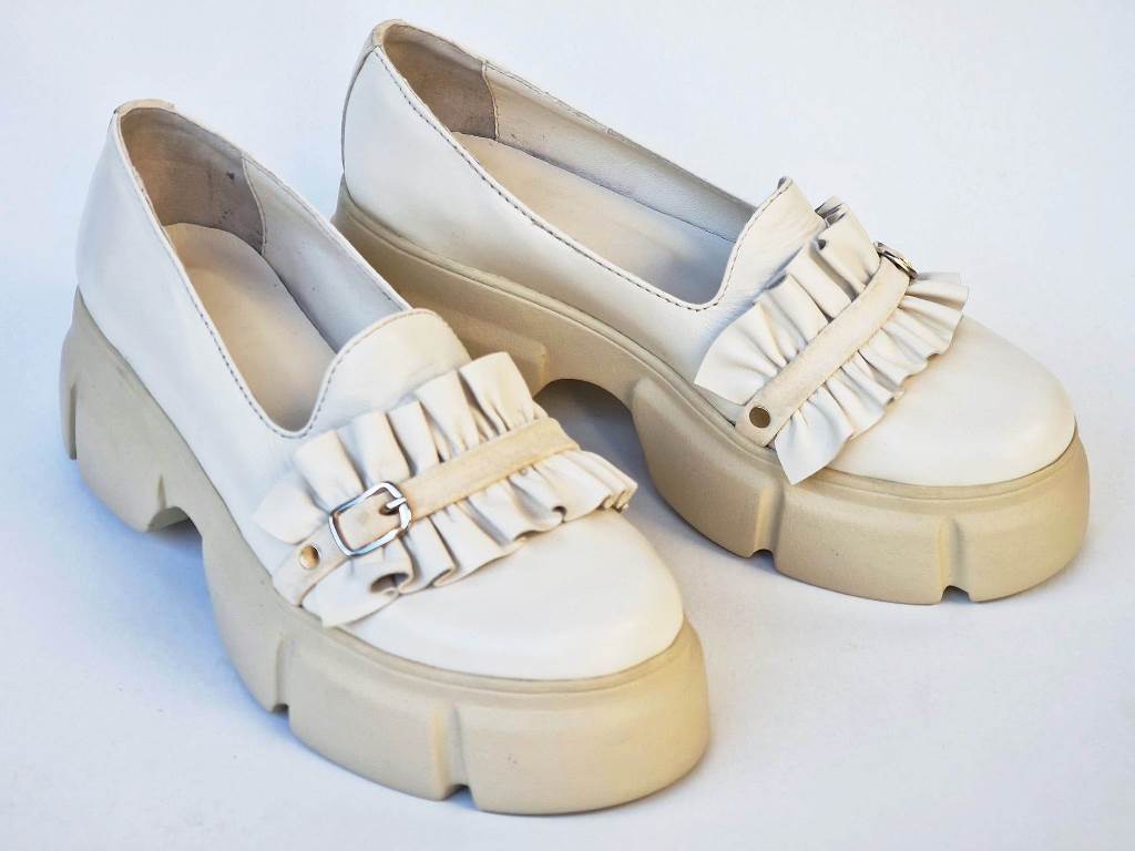Pantofi dama piele bej Sole5