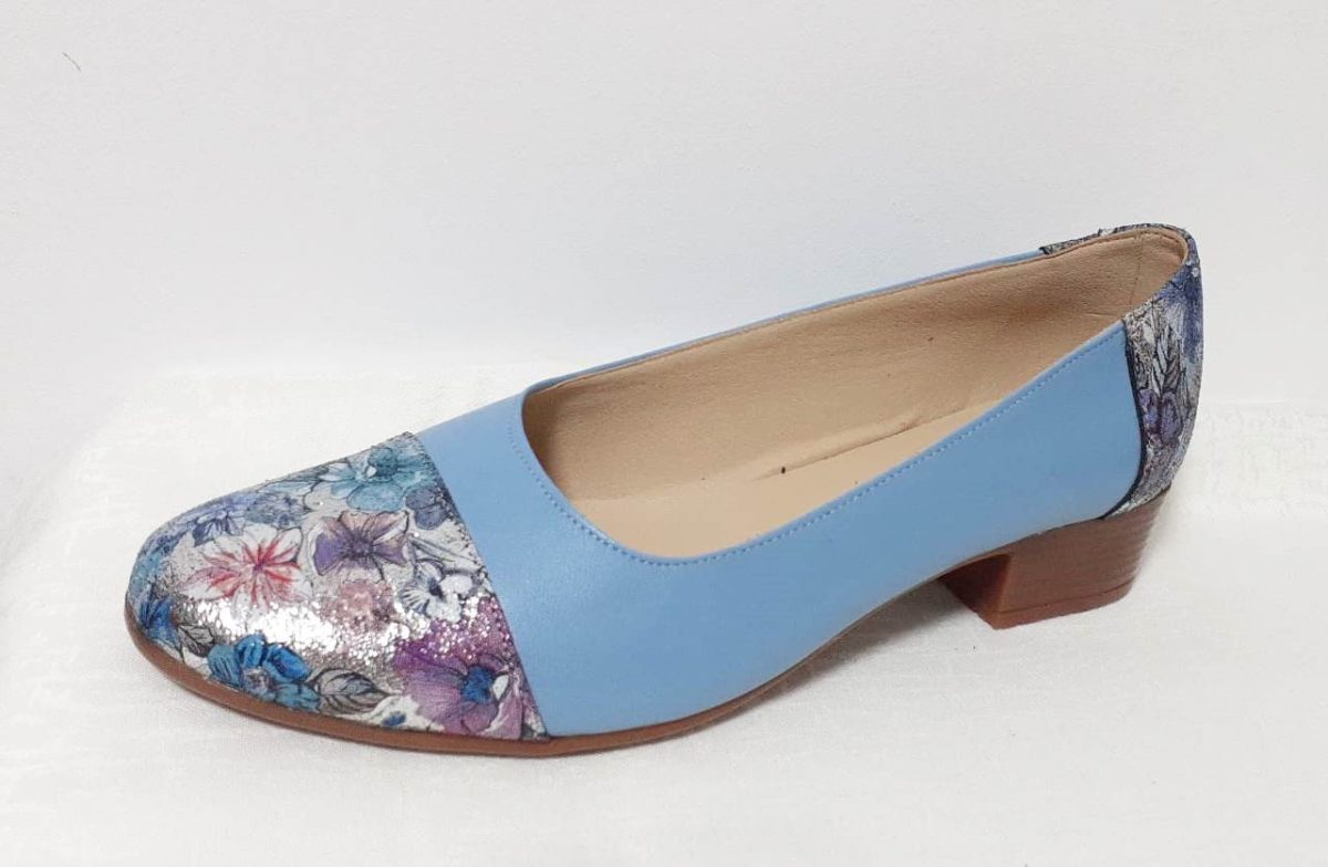 Pantofi dama piele bleu Lara