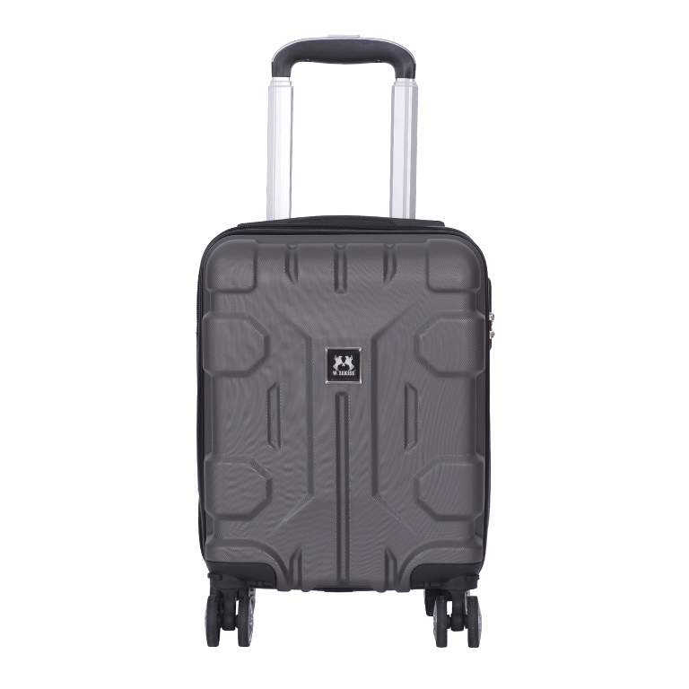 Troler gri din ABS pentru cabina avion Wizz 40x30x20cm