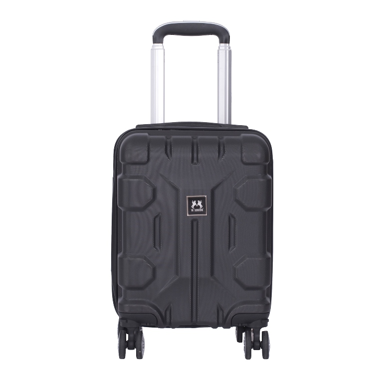 Troler negru din ABS pentru cabina avion Wizz 40x30x20cm