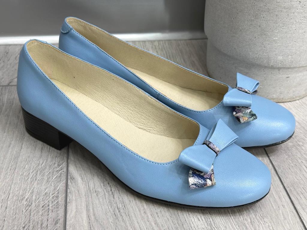 Pantofi dama piele bleu Salma