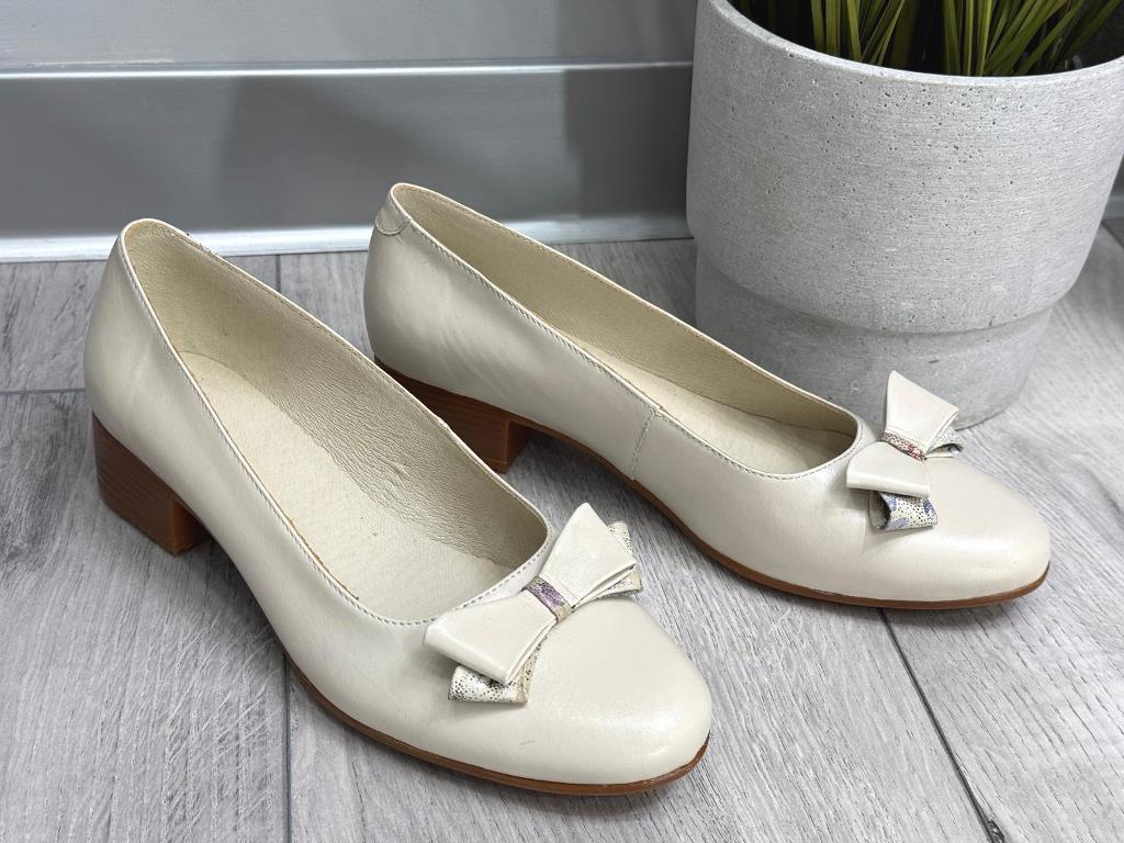 Pantofi dama piele bej Salma
