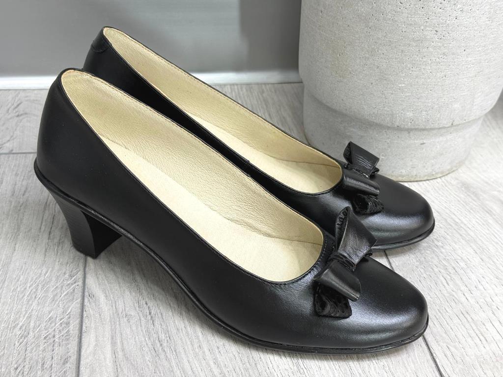 Pantofi dama piele negri Zeta