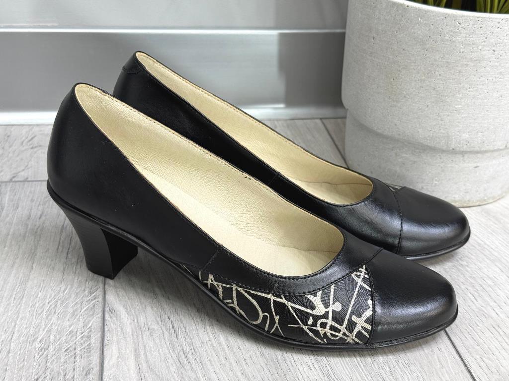Pantofi dama piele negri Zeta2