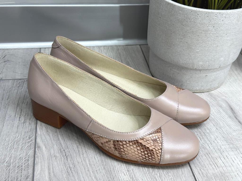 Pantofi dama piele bej Salma3