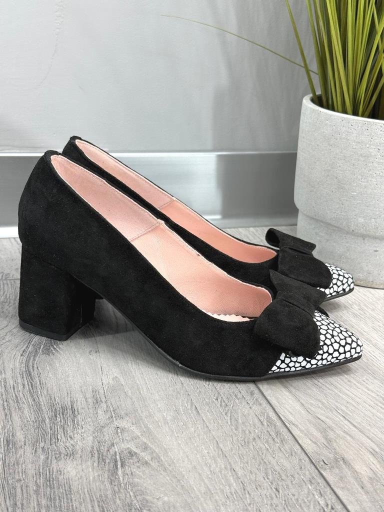 Pantofi dama piele negri Sandra2